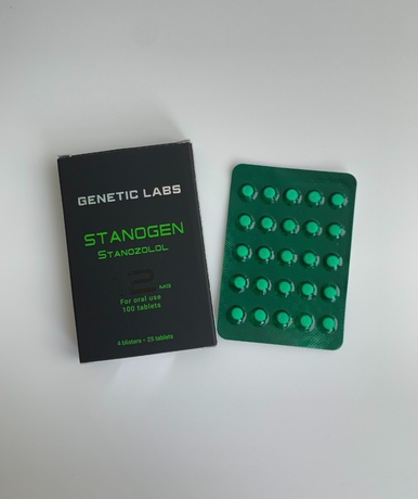 Фото 2 - Stanogen Genetic (Станозолол Генетік) 12мг 100т