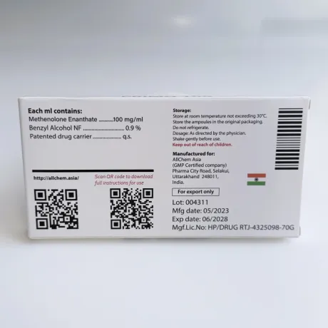 Фото 4 - Прімоболан Алчем (Primobolan Allchem Asia) 100мг 1мл