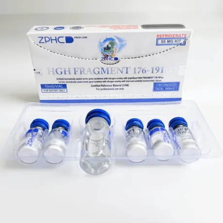 Фото 3 - Пептид HGH Fragment 176-191aa ZPHC 50mg ( Фрагмент гормону росту) 5фл по 10мг