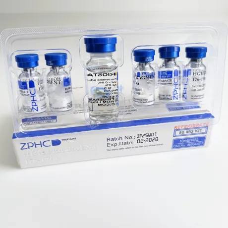 Фото 4 - Пептид HGH Fragment 176-191aa ZPHC 50mg ( Фрагмент гормону росту) 5фл по 10мг