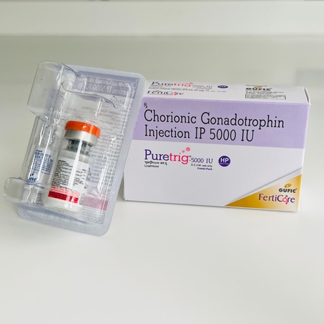 Фото 5 - Гонадотропин хорионический Puretrig Injection IP (Gufic Ltd.) 5000МЕ