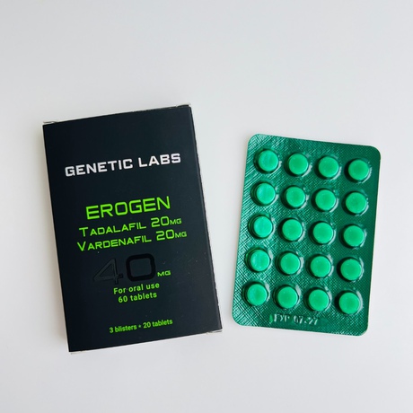 Фото 2 - Ероген Генетік (Erogen Genetic) 40мг 20т