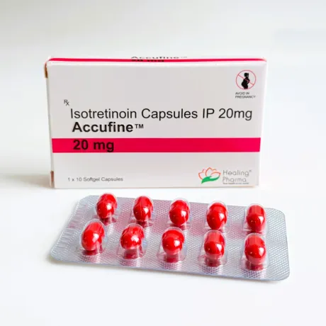 Фото 2 - Аккуфин Изотретиноин (Accufine isotretinoin) 20мг 10капс