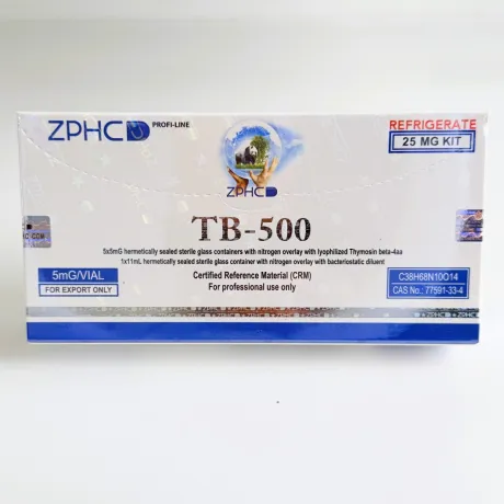 Фото 2 - Пептид TB-500 (Thymosin beta-4) ZPHC 25mg ( Тимозин бета-4) 5фл по 5мг