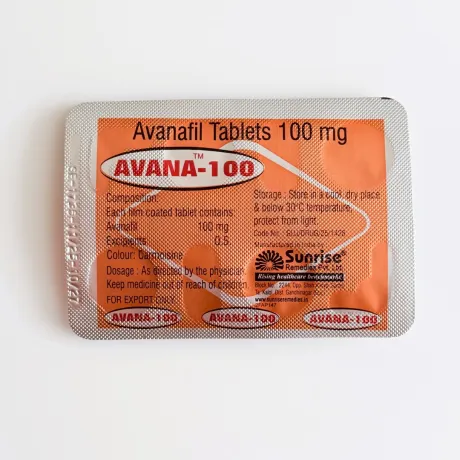Фото 3 - Аванафил (Avanafil AVANA-100) 100мг 4табл