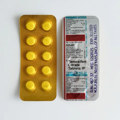 Фото 4 - Тамоксифен цитрат 20 мг (Tamoxifen Citrate) TAMILONG 20 10т (блистер)