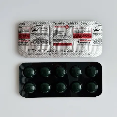 Фото 3 - Тамоксифен цитрат 10 мг (Tamoxifen Citrate) Tamoxican 10 10т (блистер)